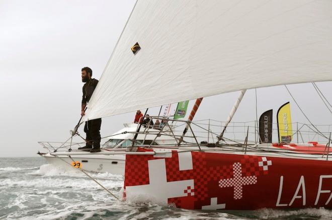 Alan Roura – La Fabrique – Vendée Globe ©  Olivier Blanchet / DPPI / Vendee Globe http://www.vendeeglobe.org/